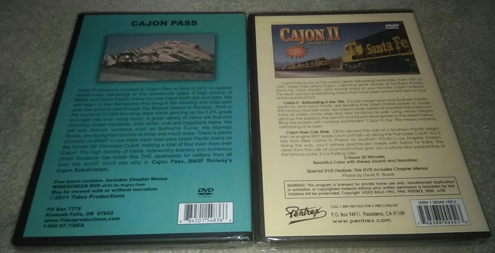 CAJON PASS DVD 7idea Productions & Cajon II Combo DVD Pentrex Sealed