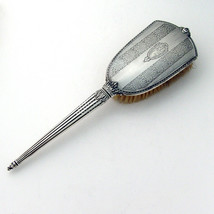 Long Handled Brush International Sterling Silver Mono THG - $198.69