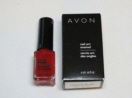 Avon nail Art Enamel Reviving Red 6 ml 0.20 fl oz nail polish mani pedi - $10.48