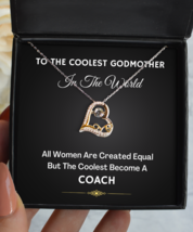 Coach Godmother Necklace Gifts - Love Pendant Jewelry Present From Goddaughter  - $49.95