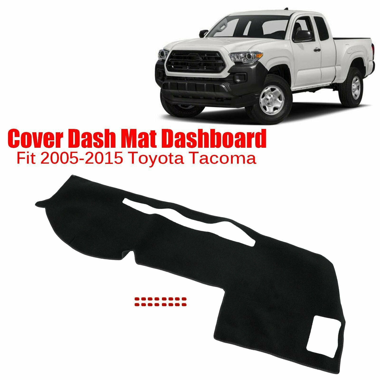 Dashmat Dashboard Anti-Slip Car Cover Dash Mat Pad Fit 2005-2015 Toyota Tacoma