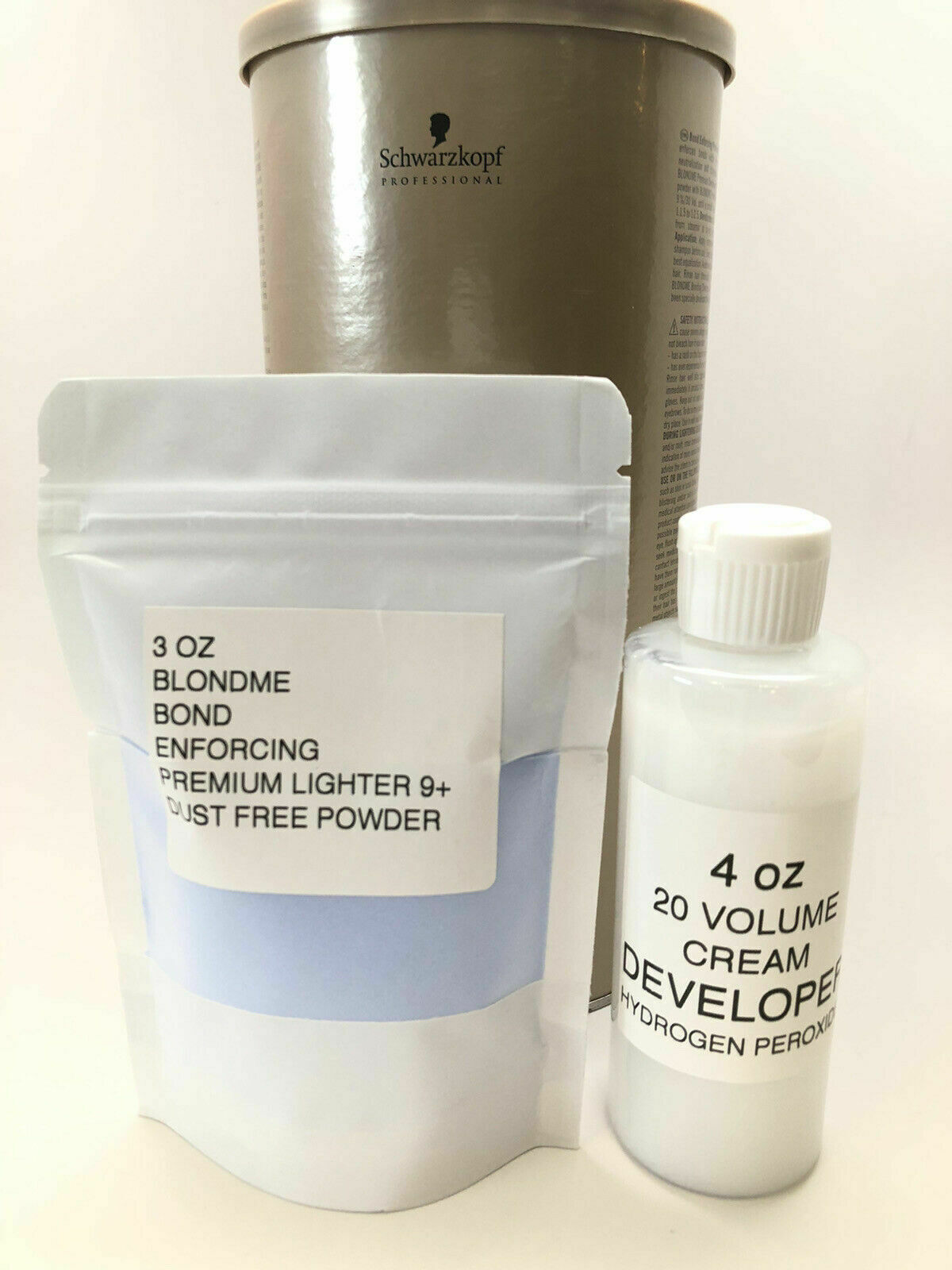 Blondme schwarzkopf Hair bleach lightener 2 oz kit, 4 0z choice of