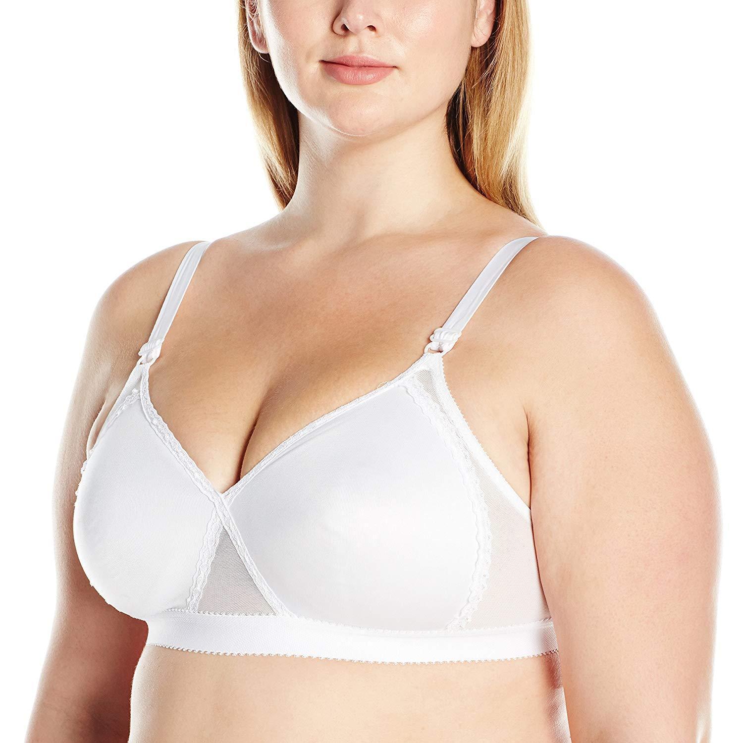 Playtex White Cross Your Heart Tricot Lightly Lined Bra Us 42b Bras