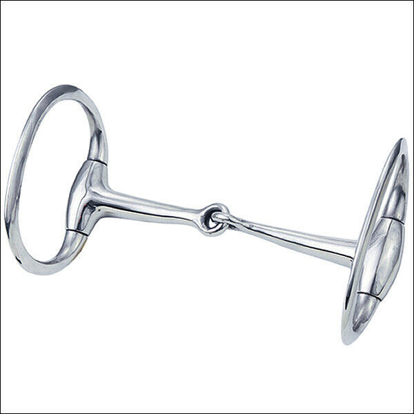 U5342 WEAVER LEATHER DRAFT HORSE BIT 6 INCH EGGBUTT SNAFFLE MOUTH Bits