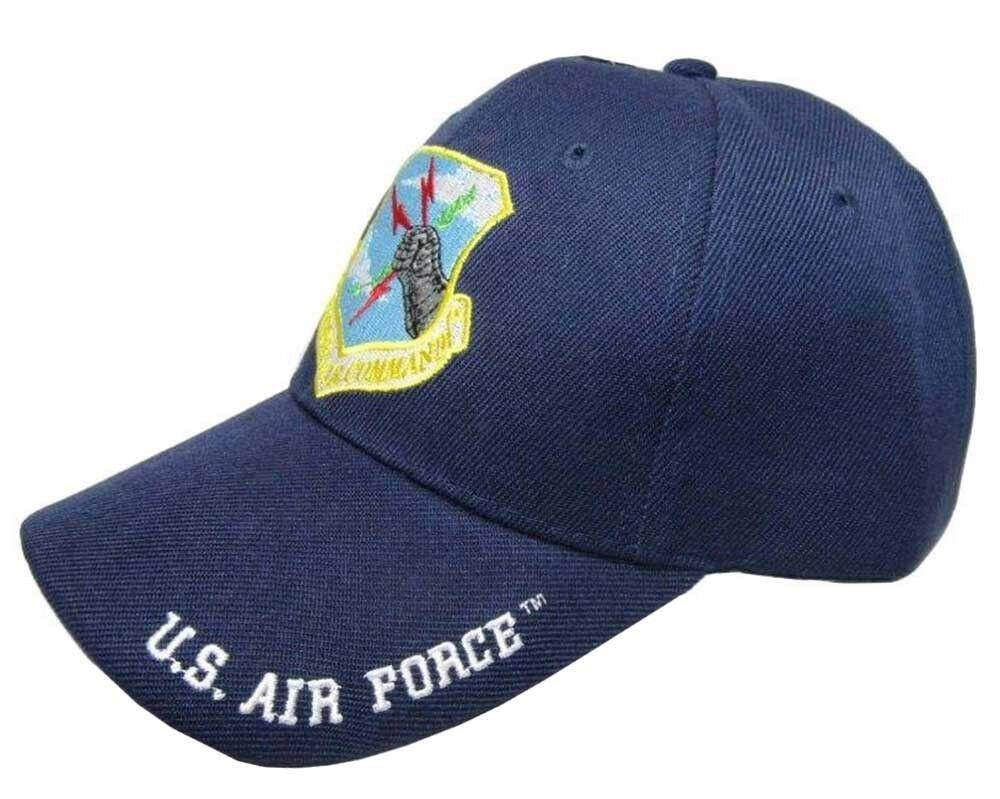 Men's US Air Force Strategic Air Command Blue USAF Embroidered Ball Cap ...