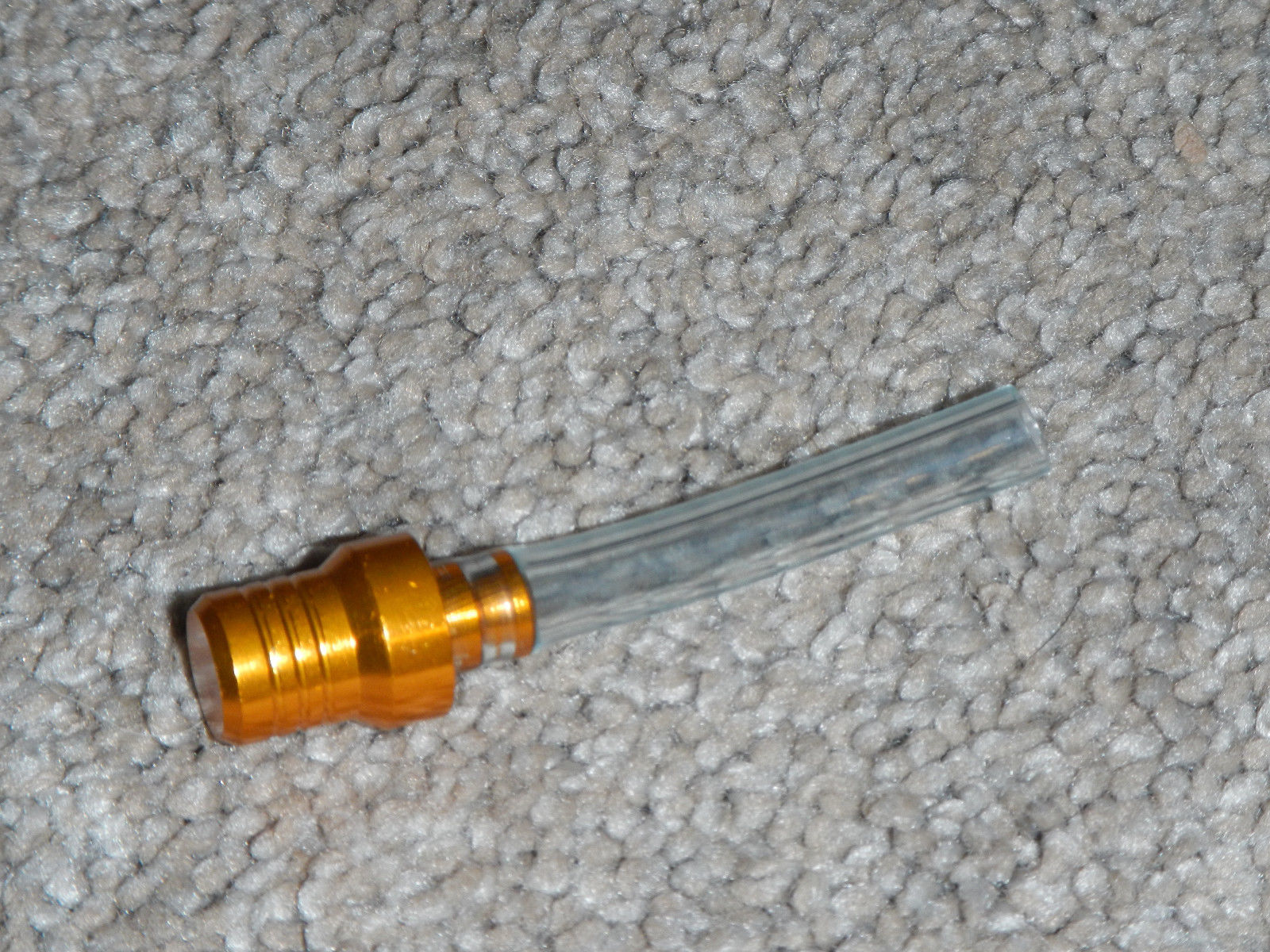 YELLOW GOLD GAS FUEL TANK AIR CAP BREATHER Maico Husqvarna Ossa Trial