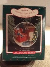 Hallmark Keepsake Ornament - Waiting for Santa Plate - 1988 - QX4061 - $6.95
