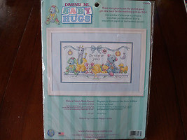 Dimensions Baby's Friends Birth Record Counted Cross Stitch NEW - $20.00