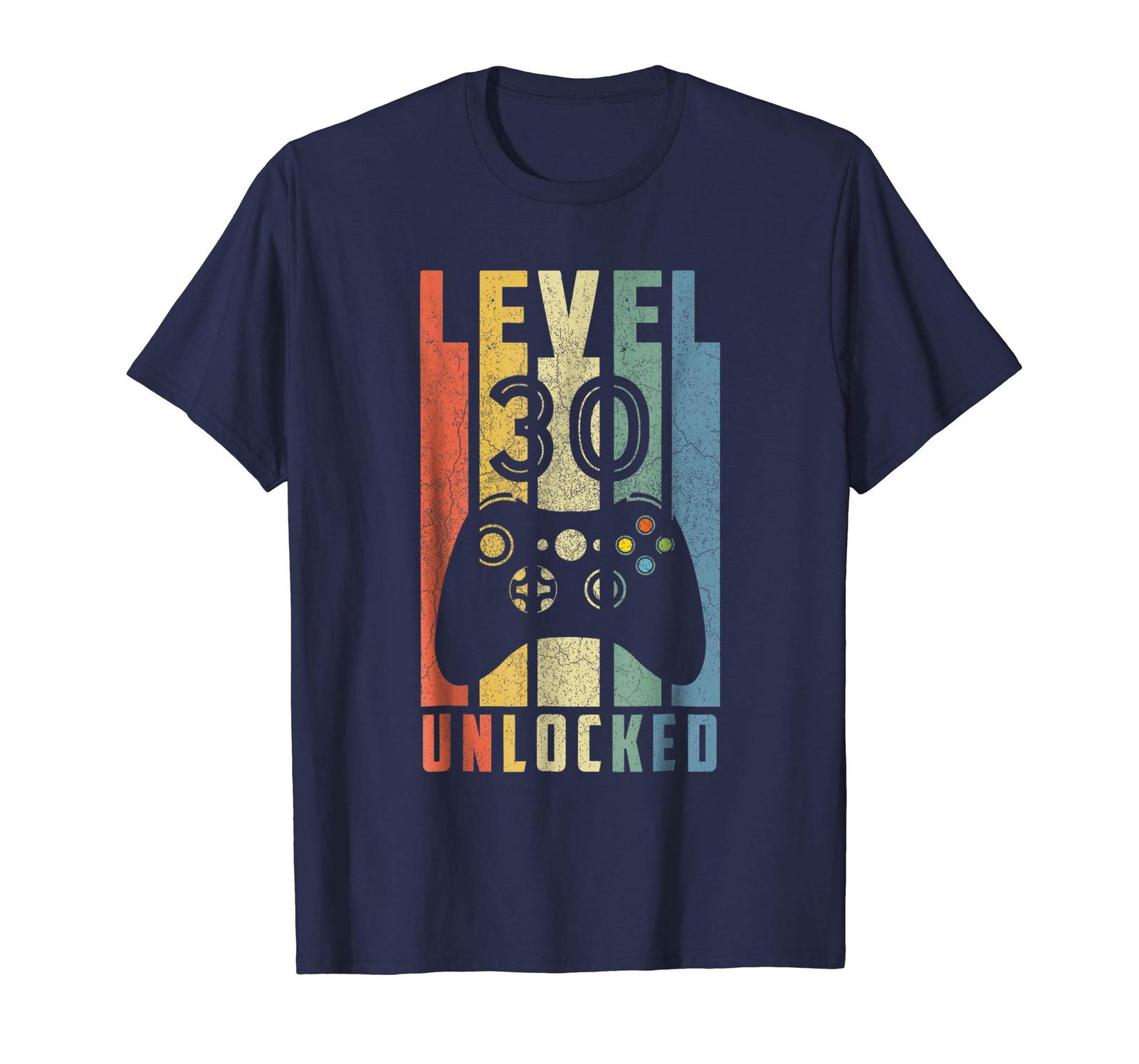 Special Shirts - Level 30 Unlocked Tshirt 30th Video Gamer Birthday Men ...