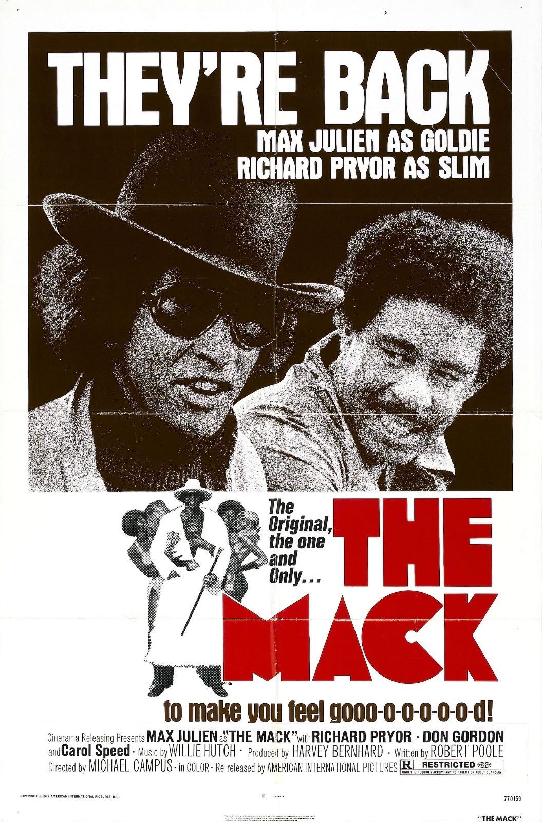 The Mack Movie POSTER (1973) Crime/Drama - 2000-Now