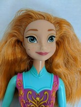 Disney Frozen Anna Doll Mattel 2013 10.5" Molded Torso - $6.00