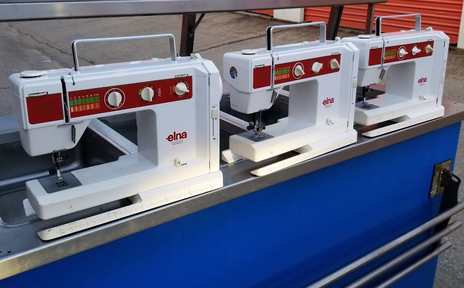 3 Elna Jubilee Swiss Sewing Machines Electronic Machines