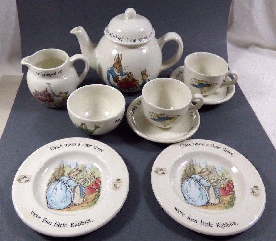 beatrix potter childrens tea set