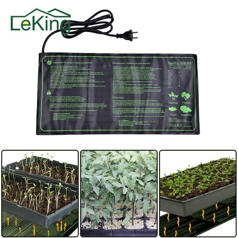 Seedling Heat Mat Plant Seed Starting Heating Pad Raising Clone