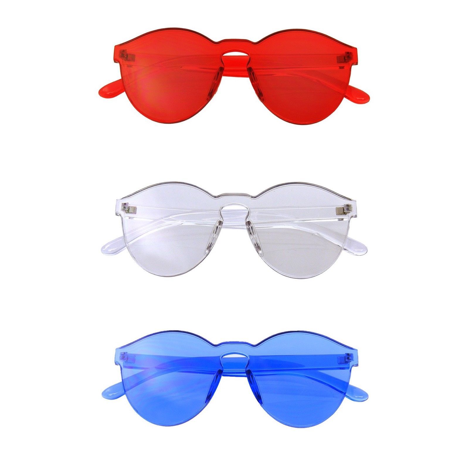 Bundle Of Sunglasses In Bundles 3 Pairs Of Rimless Mens Womens Sun Glasses EE03