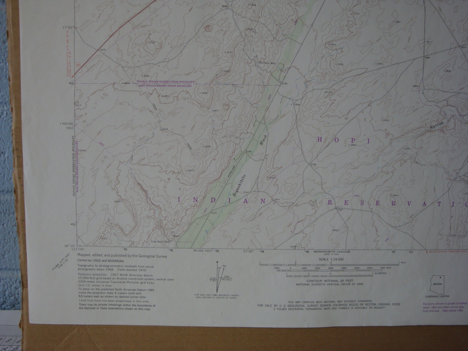 1970 USGS Tonalea, Arizona 7.5Minute and 50 similar items