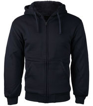 Men's Athletic Soft Sherpa Lined Fleece Zip Up Hoodie Sweater Jacket image 11