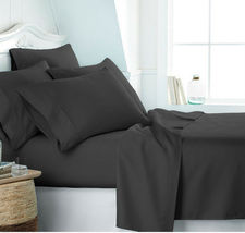 SUPER SOFT 6 PIECE DEEP POCKET BED SHEET SET in FULL QUEEN KING & CAL KING SIZE image 15