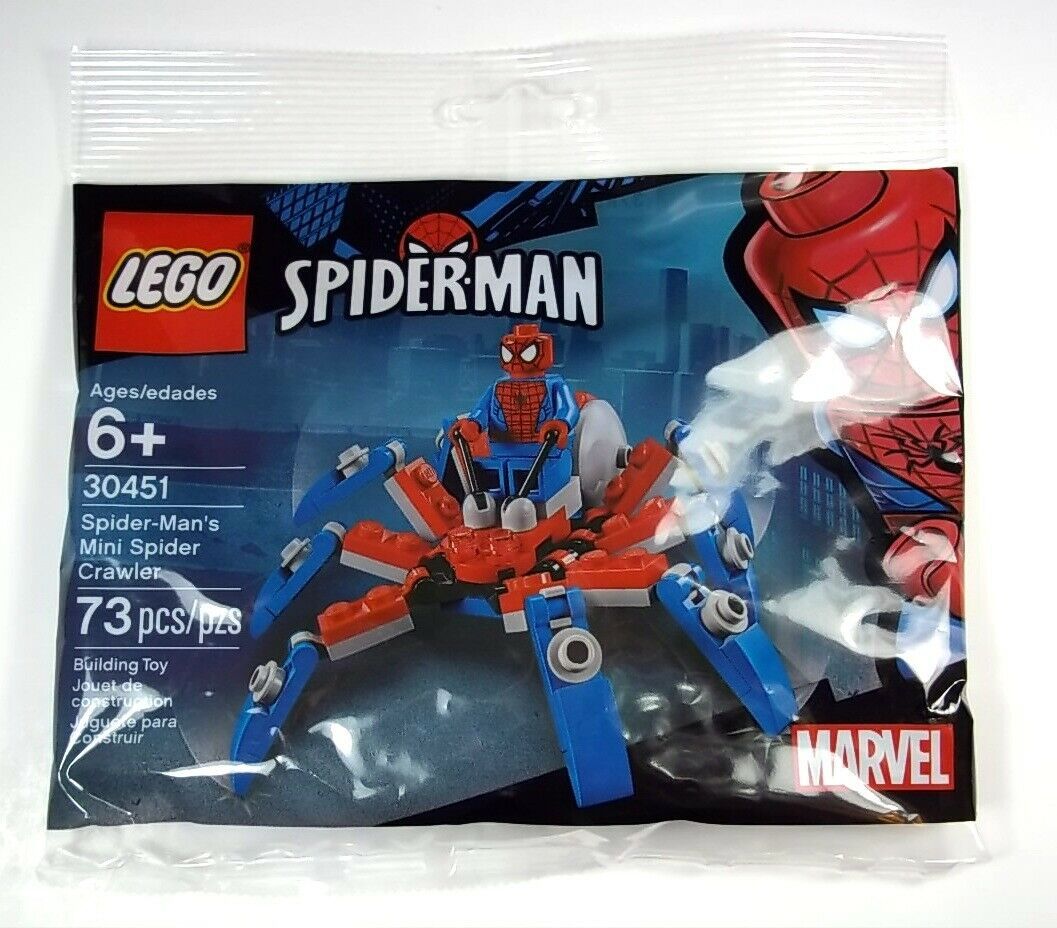 Lego Marvel Spider-Man polypack 30451 73 pcs Mini Spider Crawler NEW