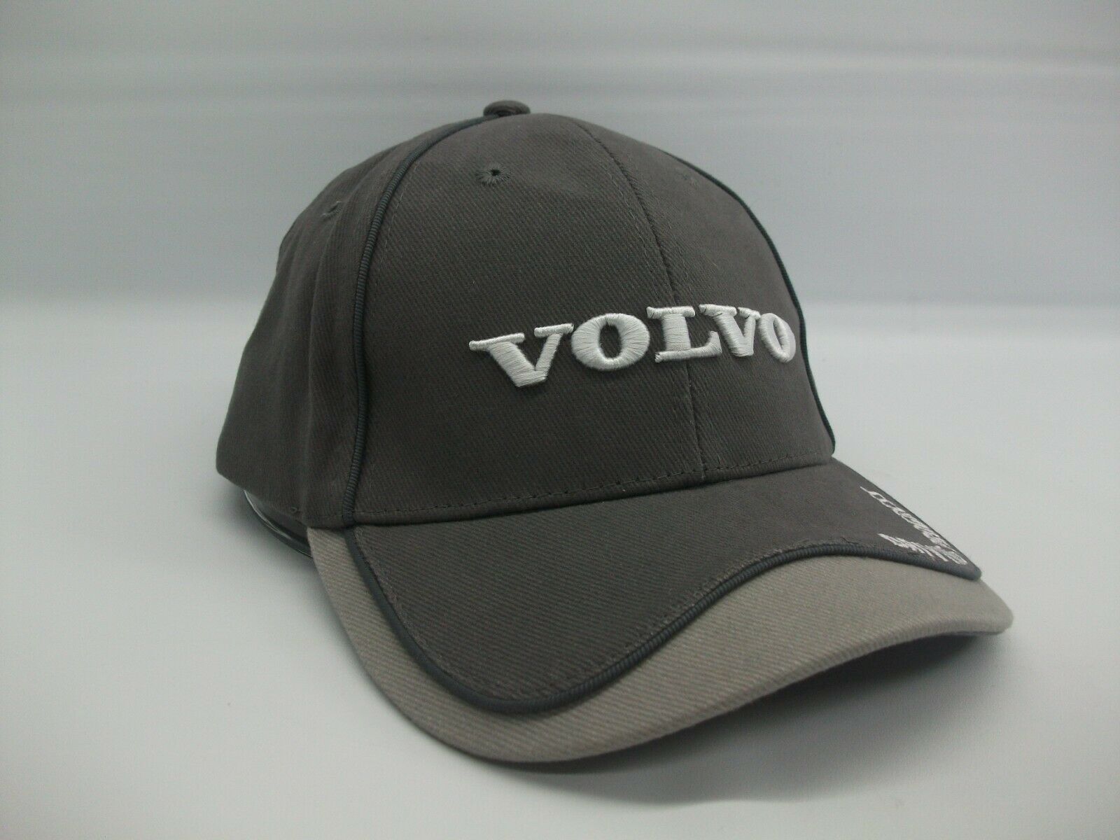 Volvo Trucks Driving Progress Hat Gray Hook Loop Baseball Cap Hats