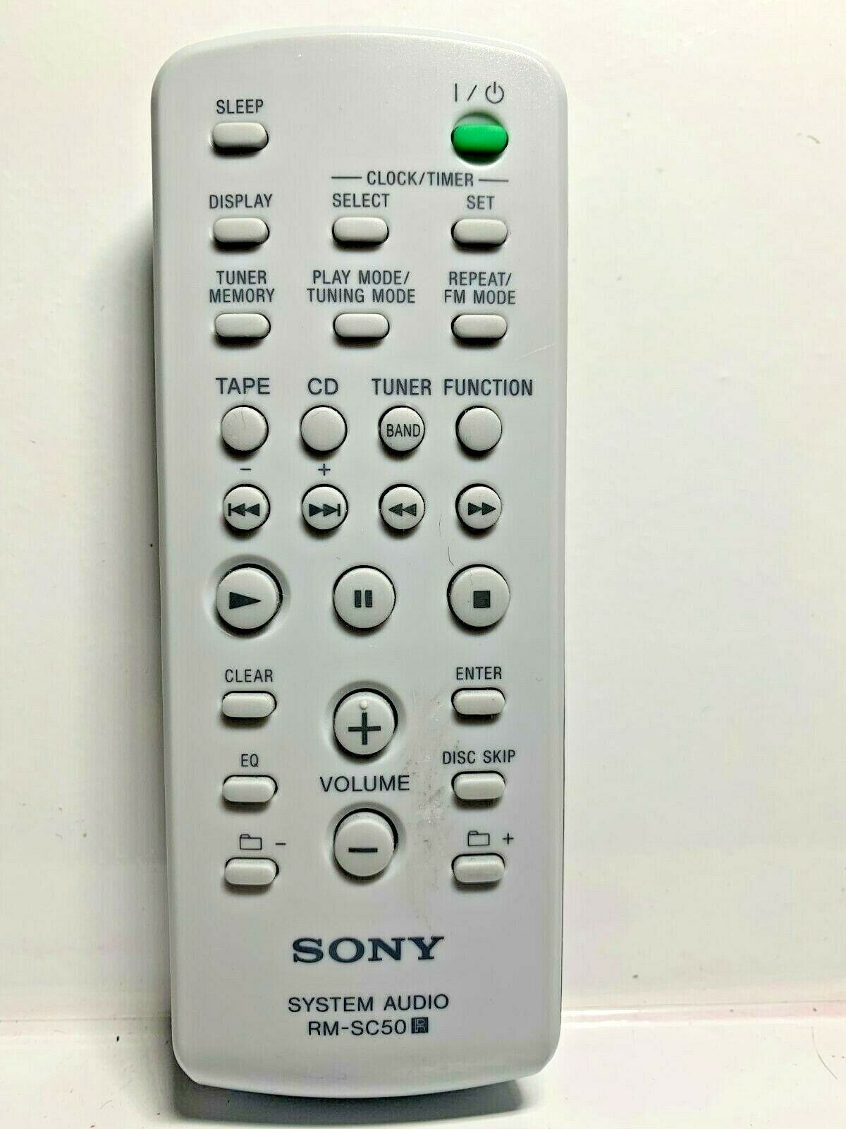 Sony System Audio Remote Control RMSC50 Tested Works Remote Controls