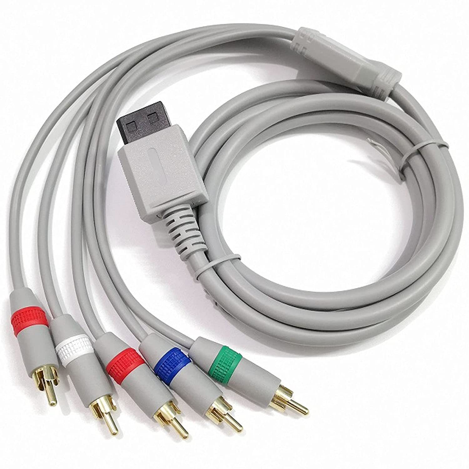 Primary image for 6Ft Av Component Cable For Wii/Wii U Rca Audio Video Hd Cord-1 Pack