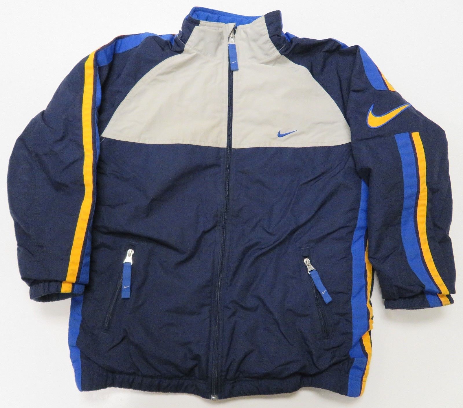 Nike Boys Kids Winter Jacket Coat Youth L (14-16) Reversible Fleece ...