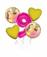 Princess Belle Once Upon A Time Balloon Bouquet (5 Balloons), 9th Birthd... - $12.99