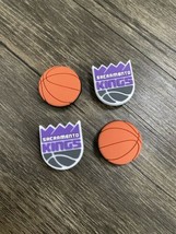 Sacramento Kings Basketball Team Charm For Crocs - 4 Pieces - $10.76