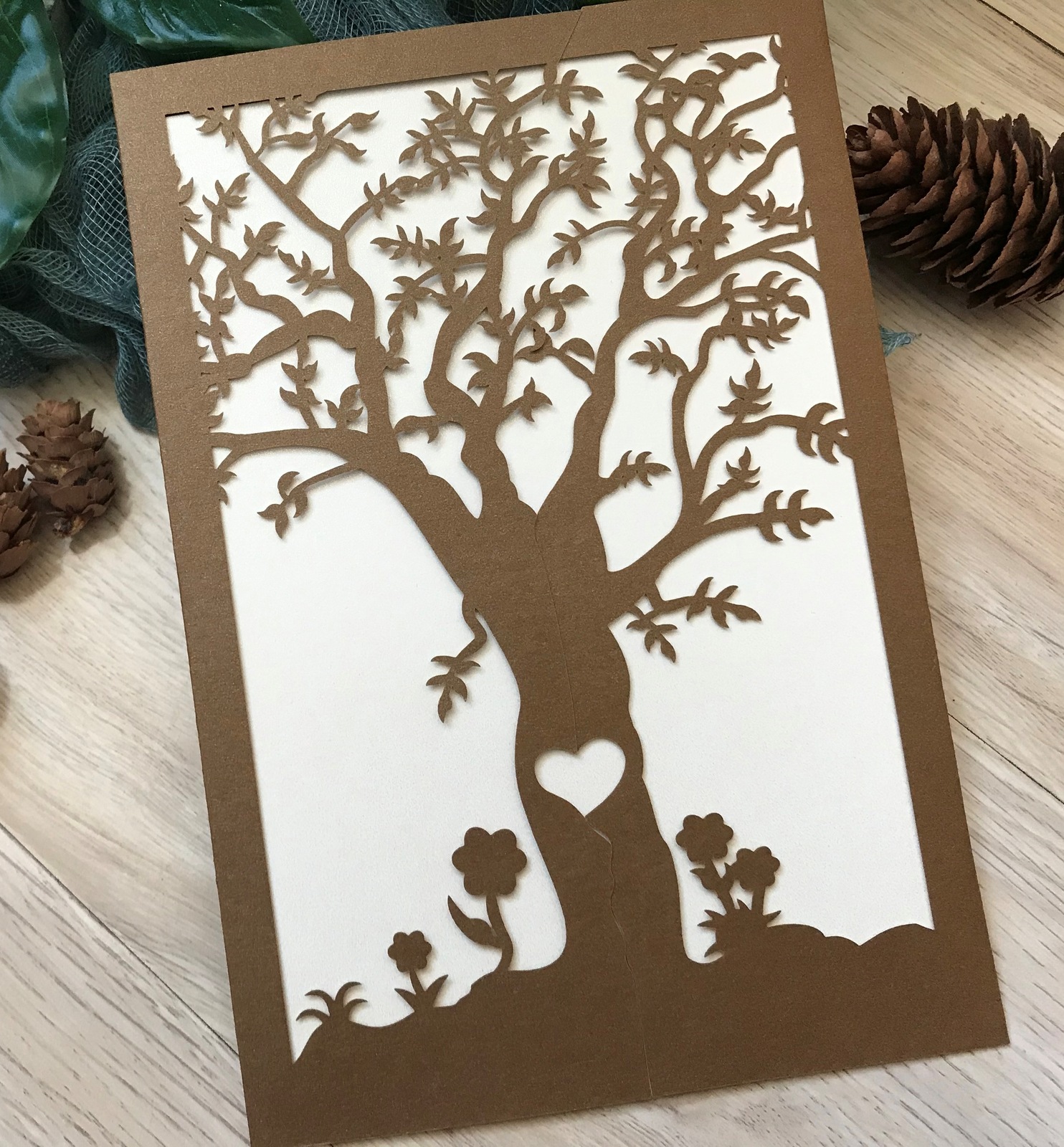Custom Wedding Invitations 50pcs Laser Cut Wedding invite Cards laser