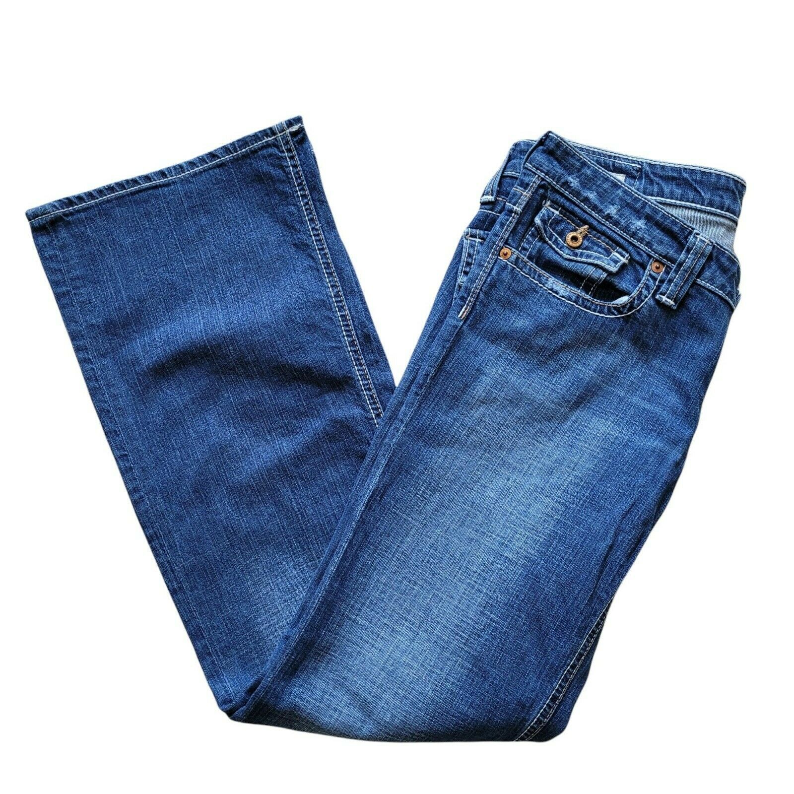 Big Star Jeans Womens 32x33 Casey Boot Cut Low Rise Western Blue (29L Tag)