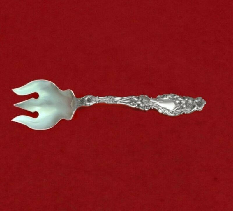 Primary image for Lily by Whiting Sterling Silver Ice Cream Fork Chantilly Style Custom Made 