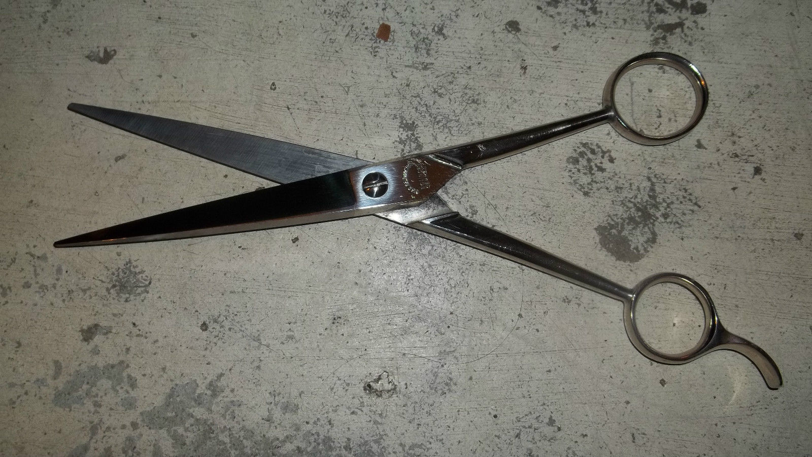 Solingen Vintage German Barber Shears 7.58.0 scissors NOS stainless