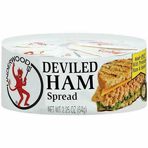 Underwood Deviled Ham Spread 2.25 oz ( Pack of 24 ) Tinned, Jarred