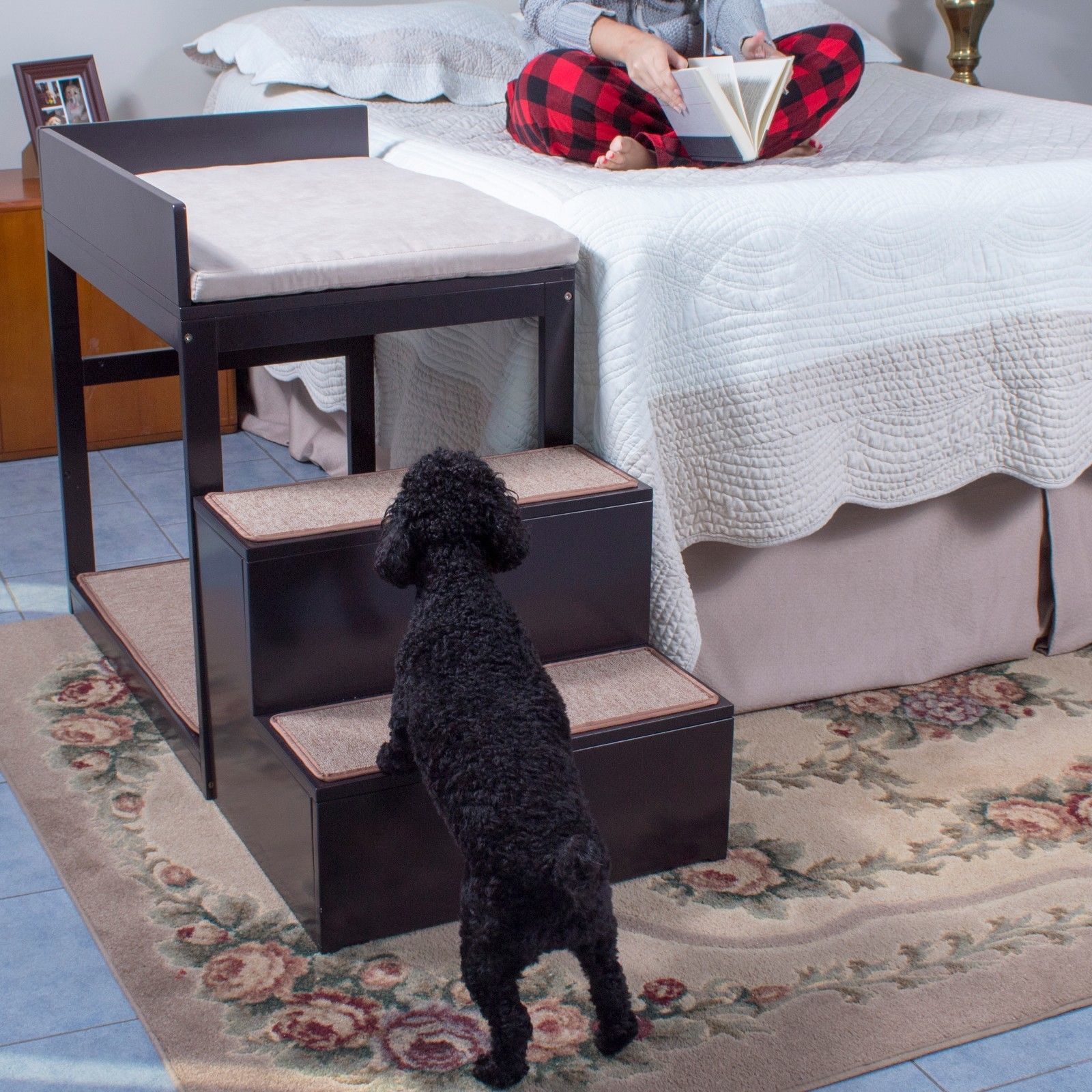 Penn Plax Buddy Bunk MultiLevel Bed and Step System for Dogs and