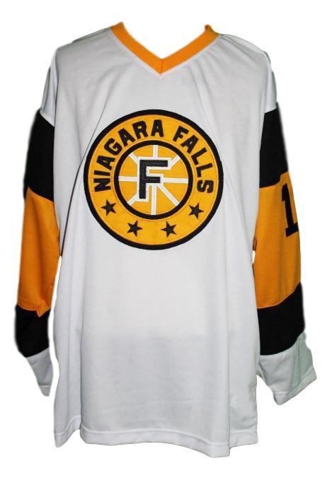Custom niagara falls flyers retro hockey jersey white   1