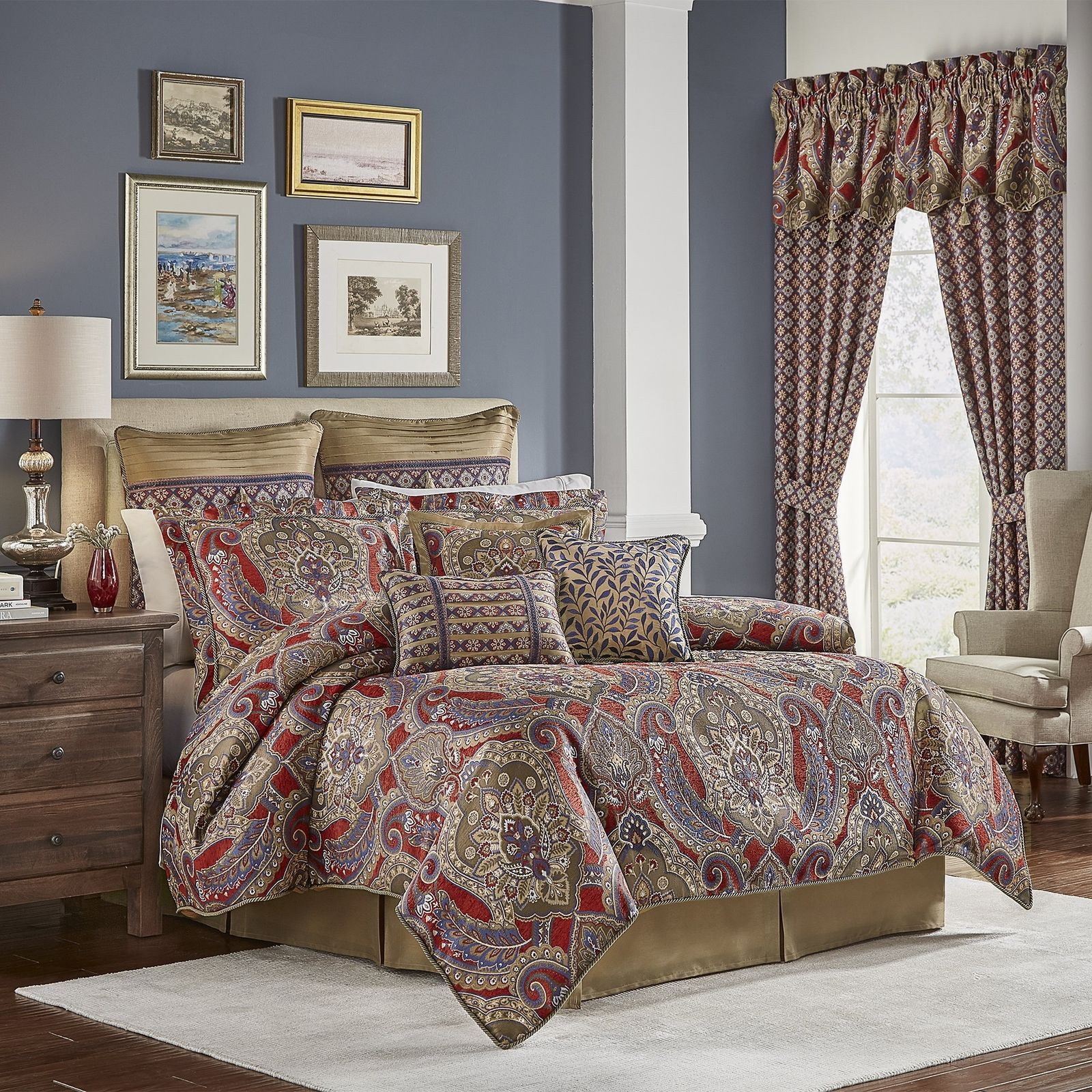 Croscill Margaux Comforter Set California King Multicolor Comforters & Sets