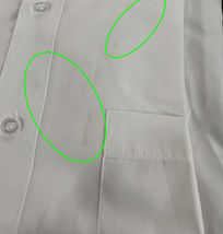 Omega Italy Men's Long Sleeve Solid Color Regular Fit Dress Shirt w/ Defect XL image 3