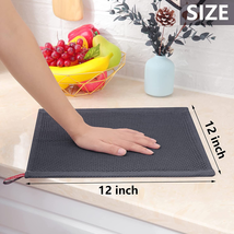 100% Cotton Waffle Weave Kitchen Dish Cloths, Ultra Soft Absorbent Quick Drying image 5
