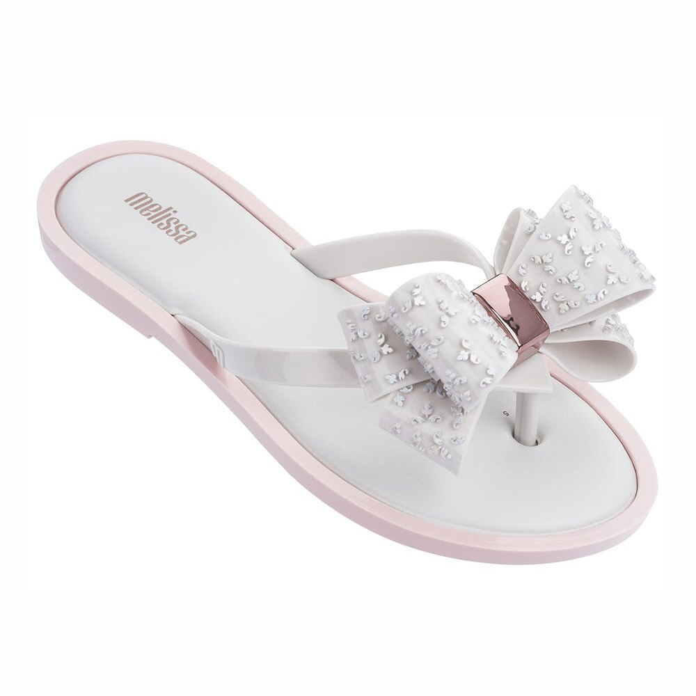 Melissa Harmonic Bow III Adulto Women Jelly Shoes Flat Slippers Sandals 2021 New