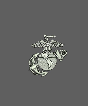 USMC Marines EGA 4sizes digitized filled embroidery design Digital ...