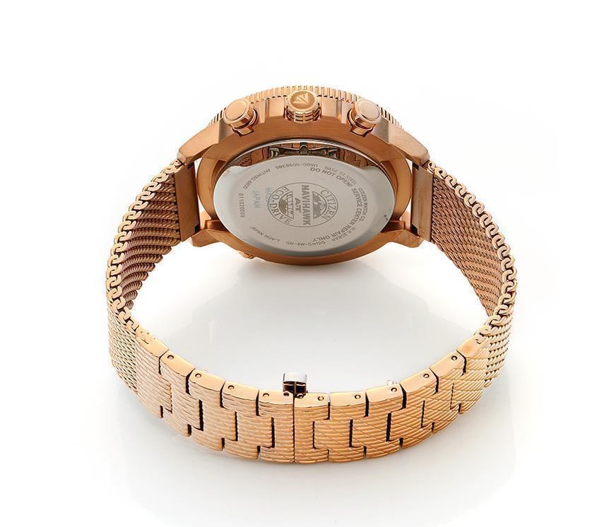 citizen navihawk rose gold
