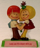 Cute Vintage 1971 Berries &quot;Love Can Fill A Heart With Joy&quot; Plastic Figur... - $7.50