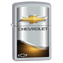 Zippo Lighter - Chevrolet Elegance Satin Chrome - 854220 - $28.47