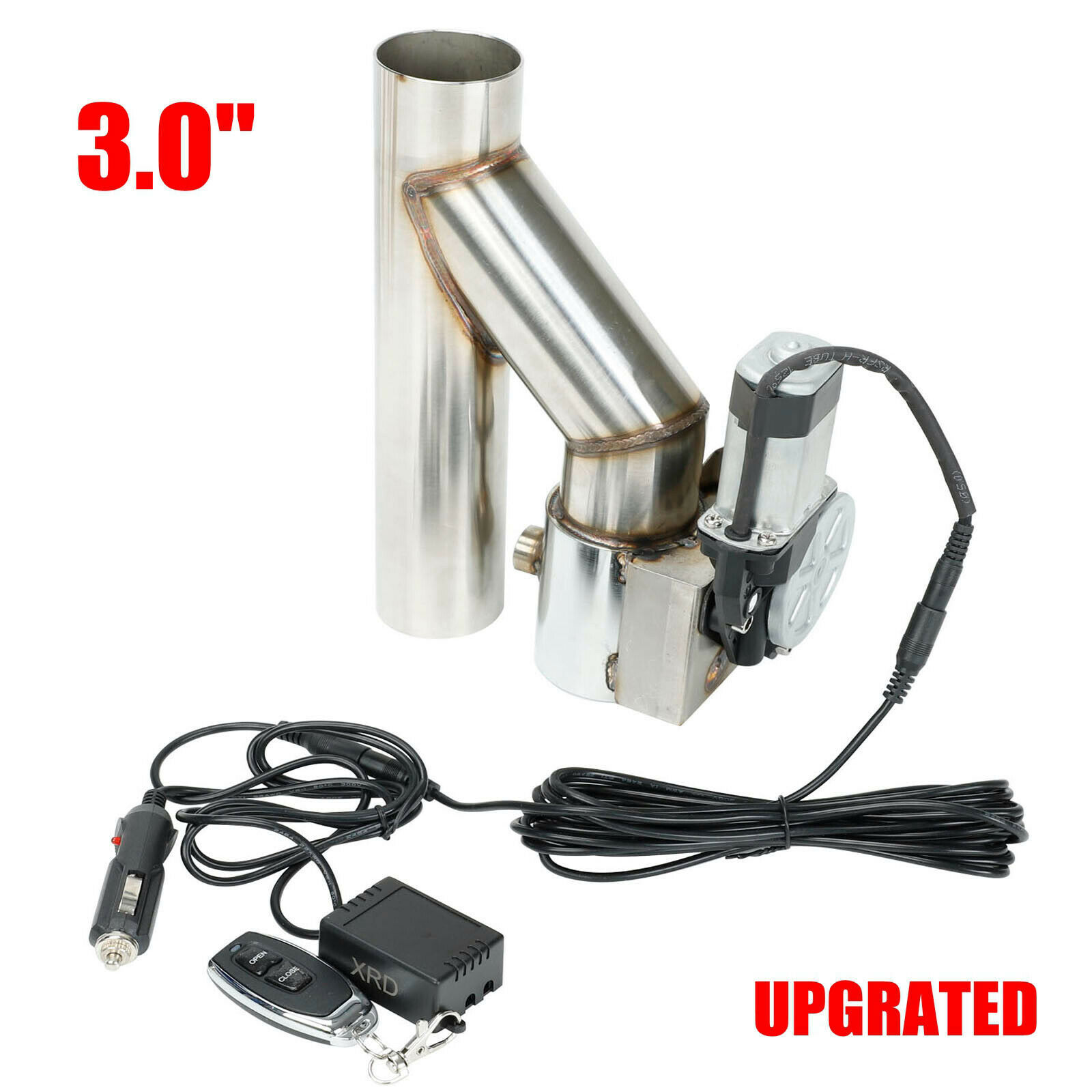 3" Electric Exhaust Catback Cutoff Downpipe Valve System Wireless
