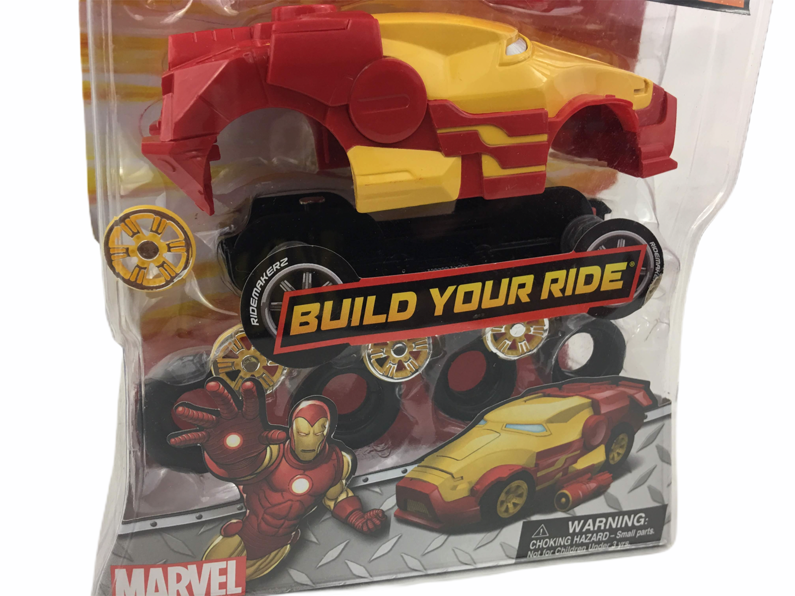 RIDEMAKERZ Marvel Xtreme Customz "Build Your Ride" Marvel Iron Man Toy ...