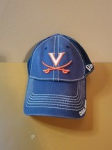 New Era Navy Virginia Cavaliers Team Arch Over Logo 9TWENTY Adjustable Youth Hat - $8.99