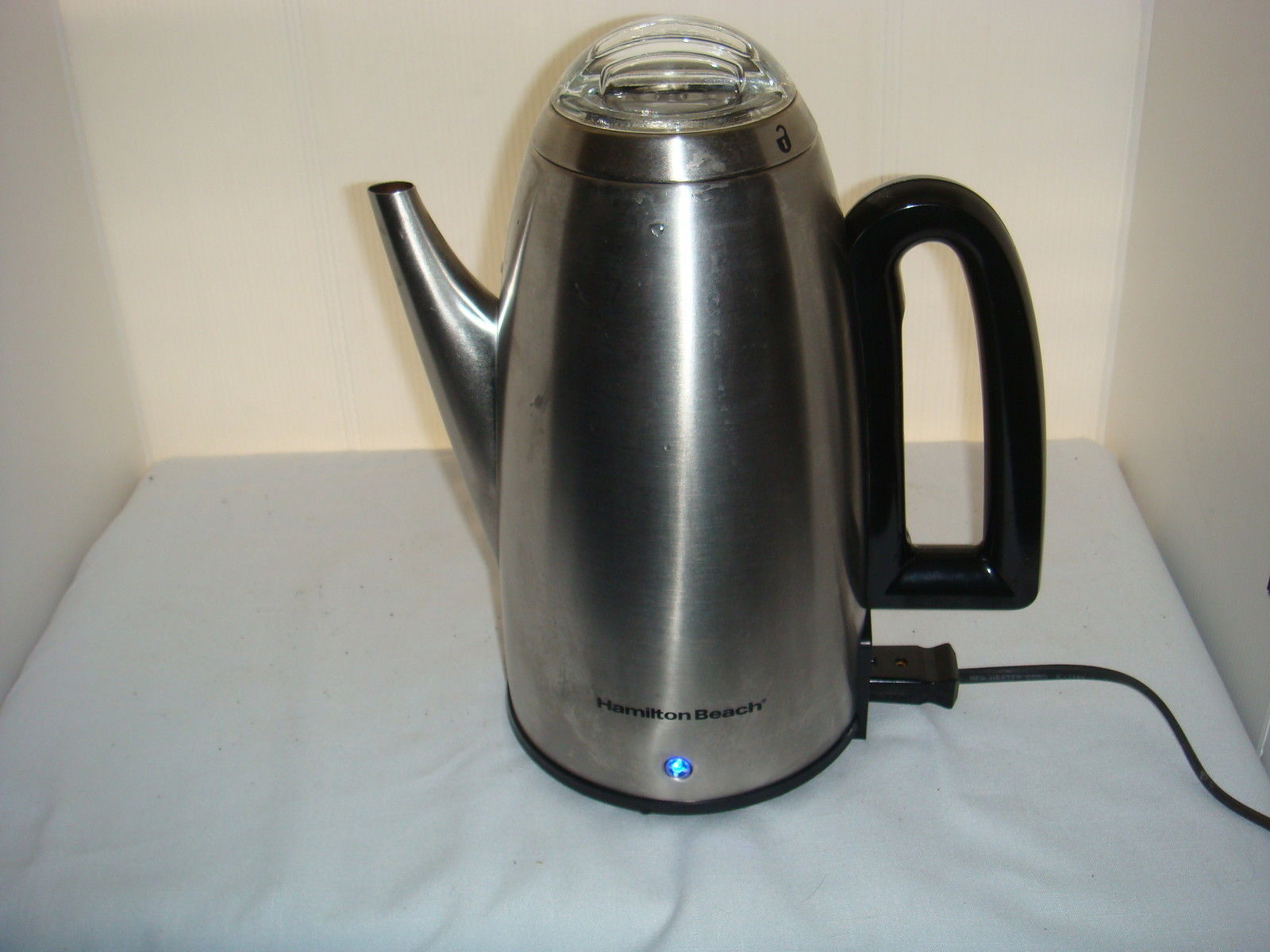 HAMILTON BEACH ELECTRIC COFFEE MAKER PERCOLATOR MODEL 40614