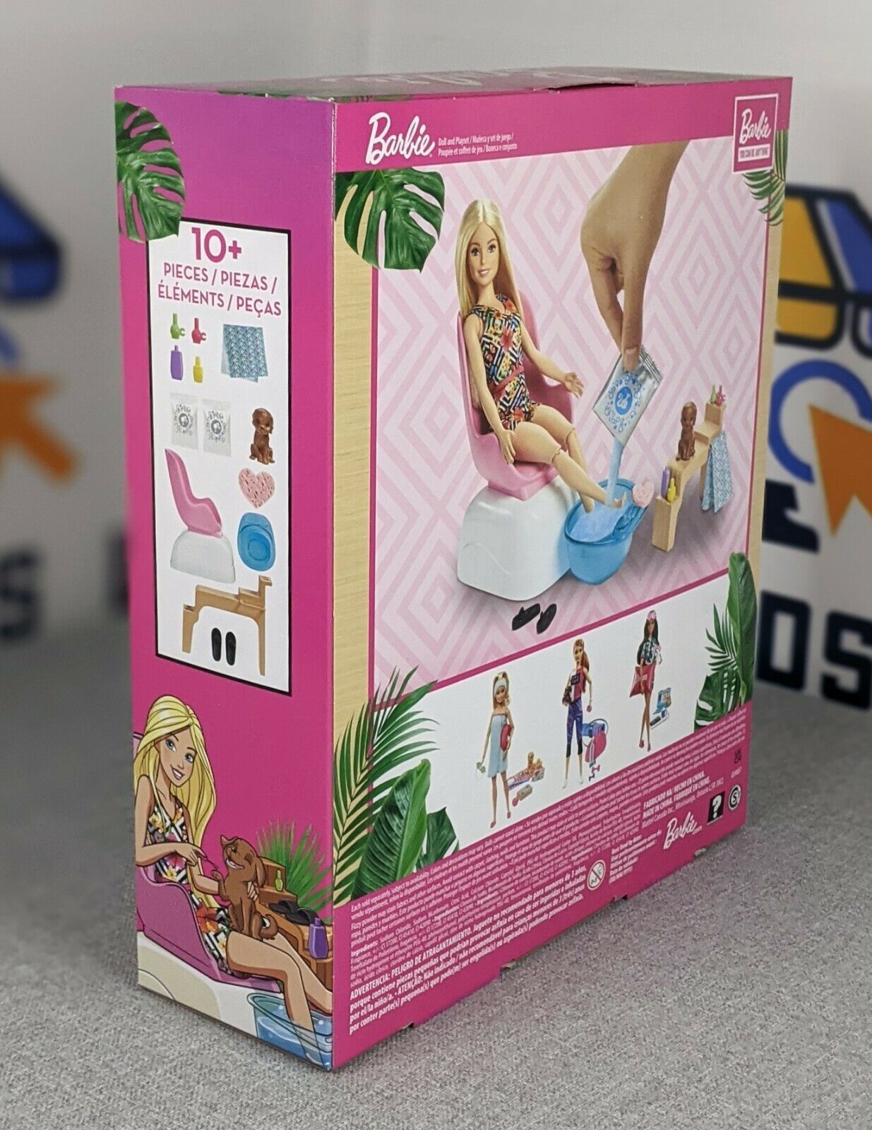 mani pedi spa barbie