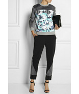 Peter Pilotto Black Stretchcrepe Tapered Trouser Pants - Women&#39;s US 2 - $49.95